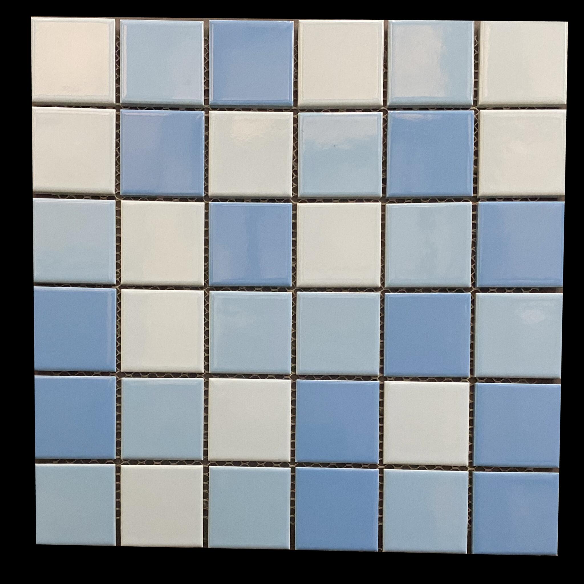 White Green - Pool Mosaic